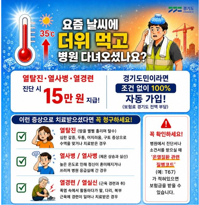 [유익정보] 경기도에서 시행하는 기후보험 지원사업